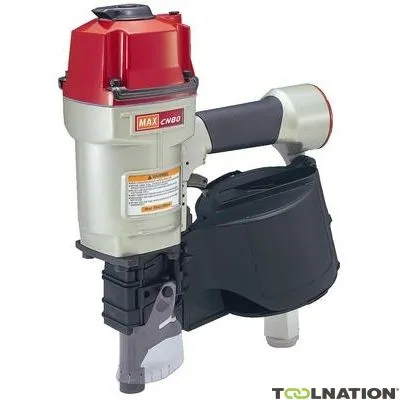 Max TCN91085 Chiodatrice CN80 (Industria) per chiodi da coil - 7 bar / 50-80 mm