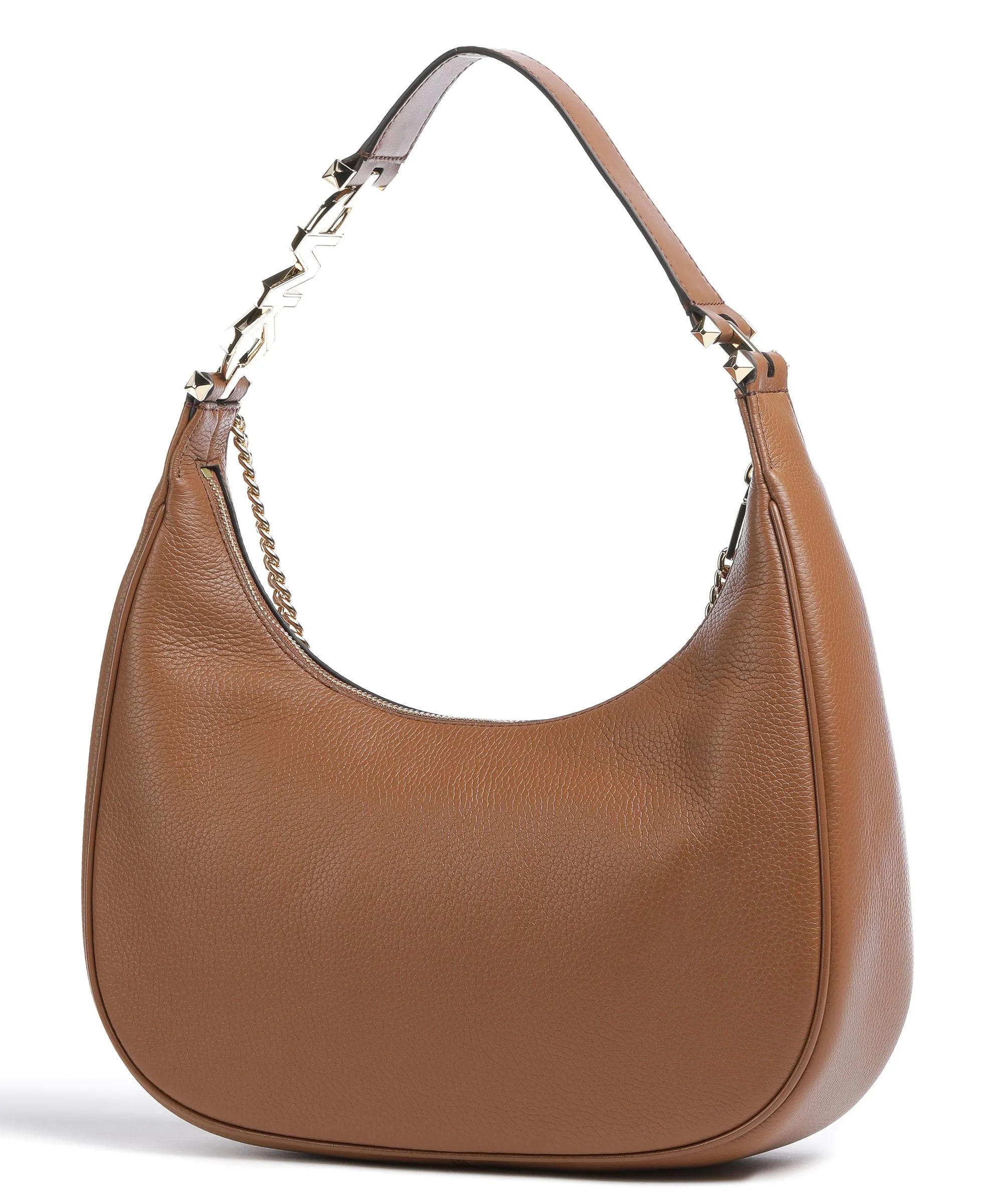  Michael Kors Piper Borsa hobo pelle di vacchetta grana marrone  