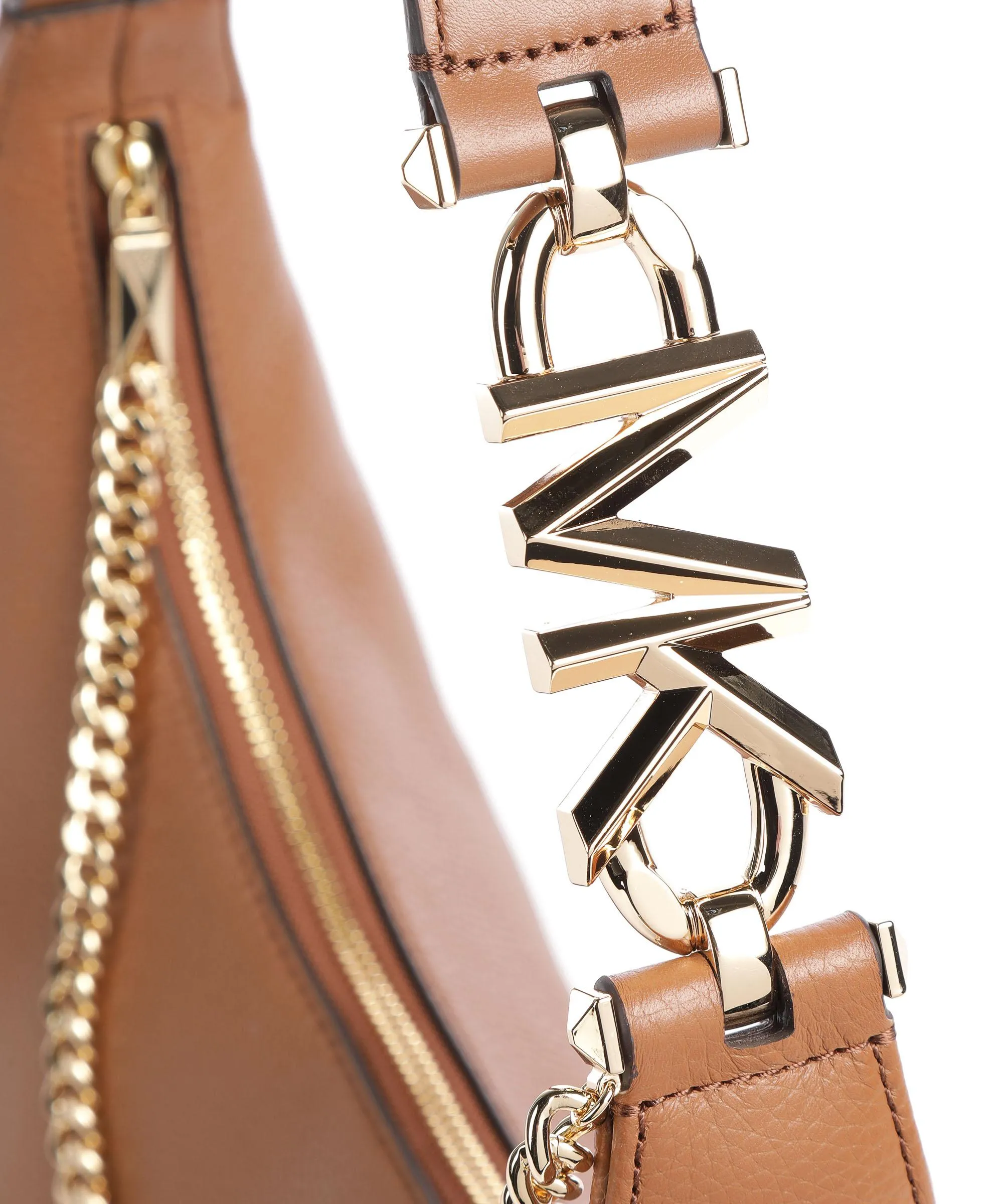  Michael Kors Piper Borsa hobo pelle di vacchetta grana marrone  