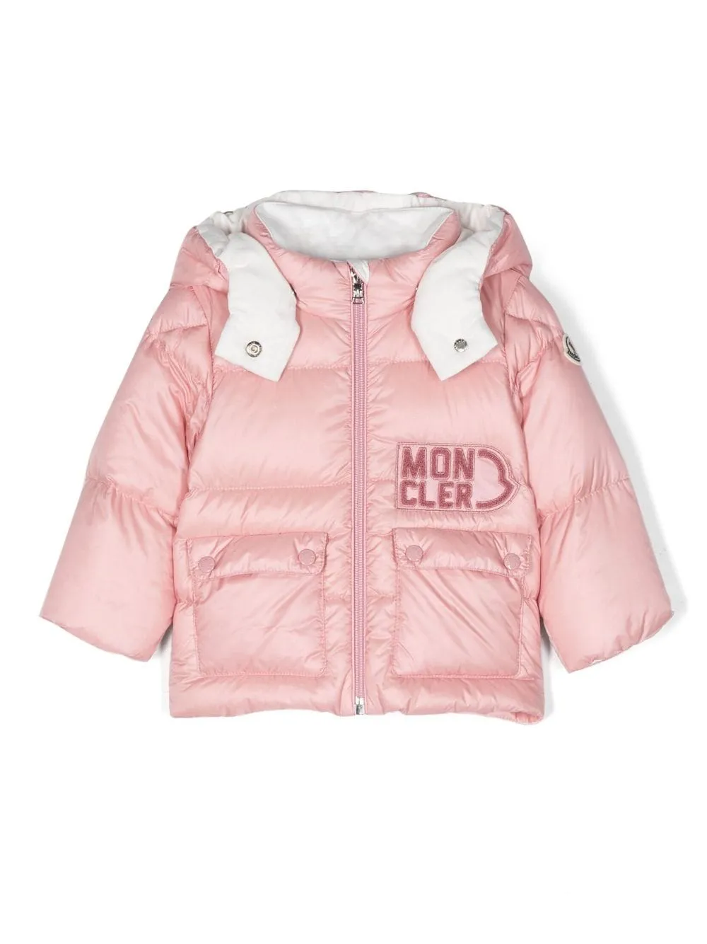 MONCLER KIDS piumino Abbaye in nylon