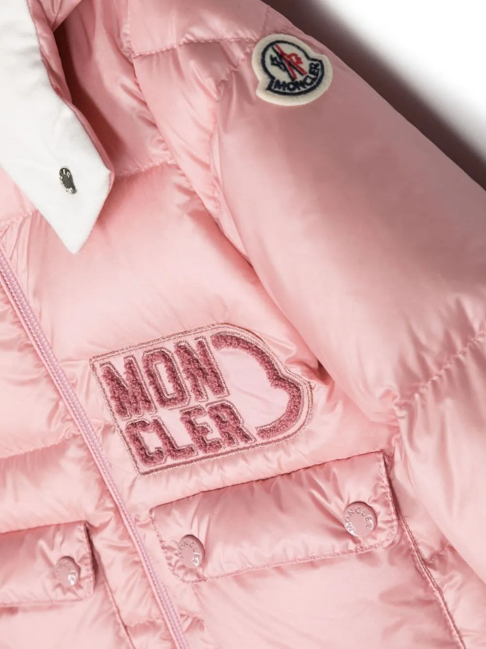 MONCLER KIDS piumino Abbaye in nylon