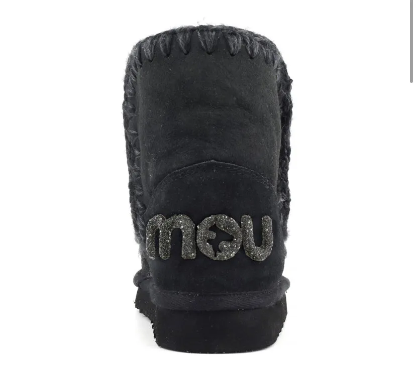 Mou Nero glitter logo