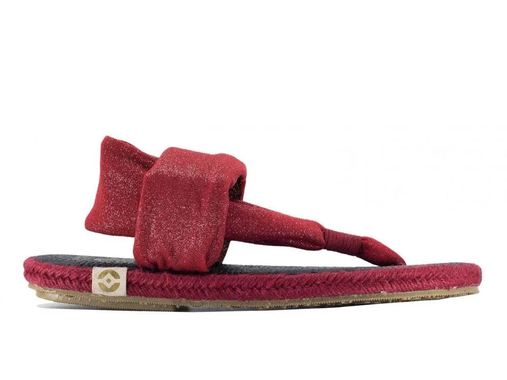 NALHO Ganika Glitter Sandalo Monocolor Red NA.0009