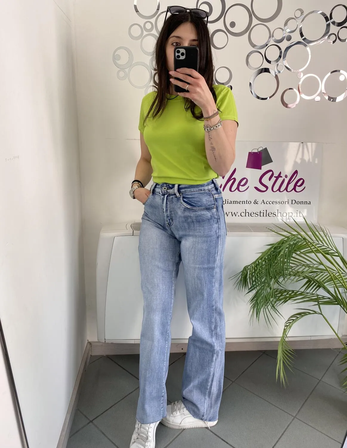 NEW Jeans sigaretta chiaro taglio vivo