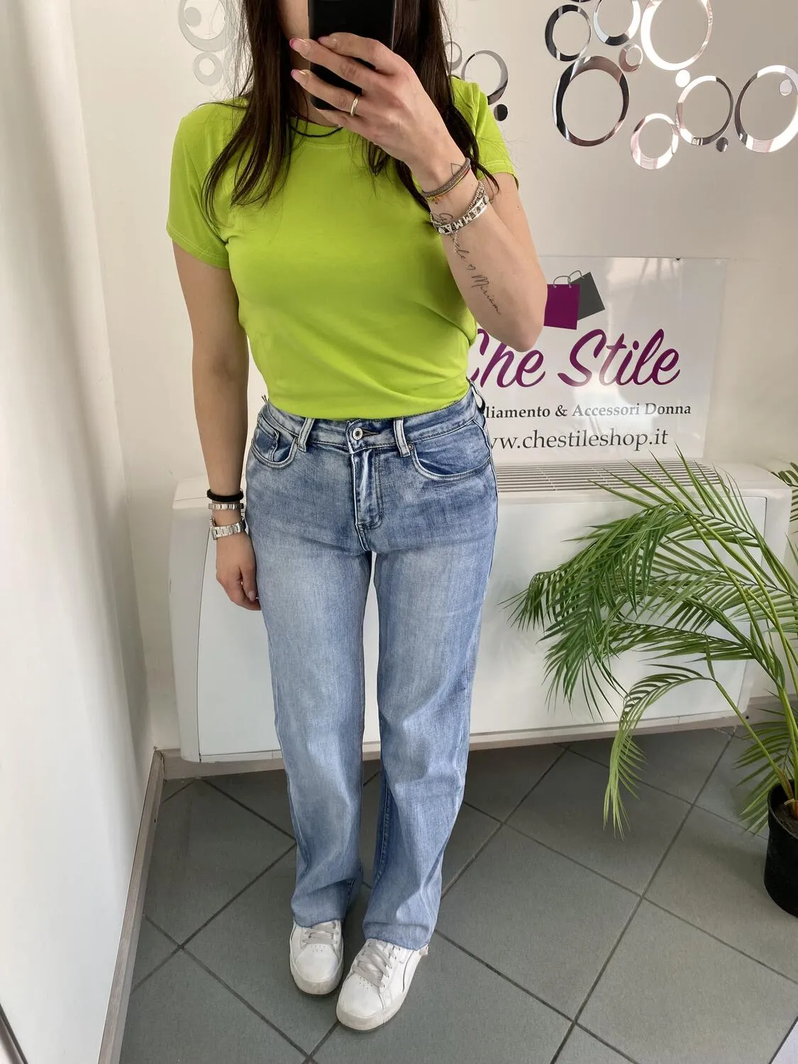 NEW Jeans sigaretta chiaro taglio vivo
