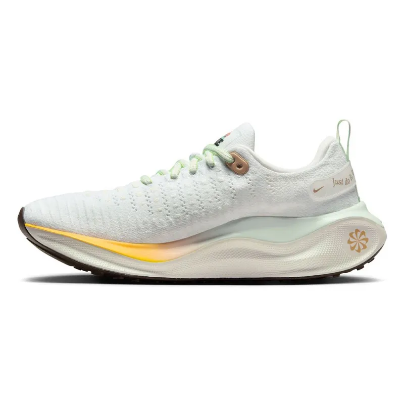 Nike Reactx Infinity Run 4 Bianco Verde Arancio - Scarpe Running Donna
