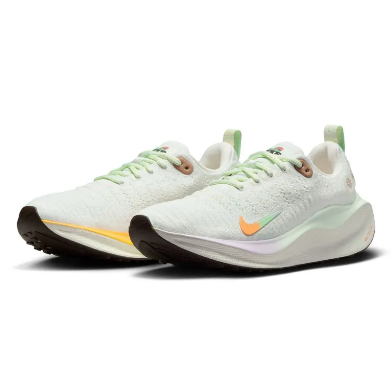 Nike Reactx Infinity Run 4 Bianco Verde Arancio - Scarpe Running Donna