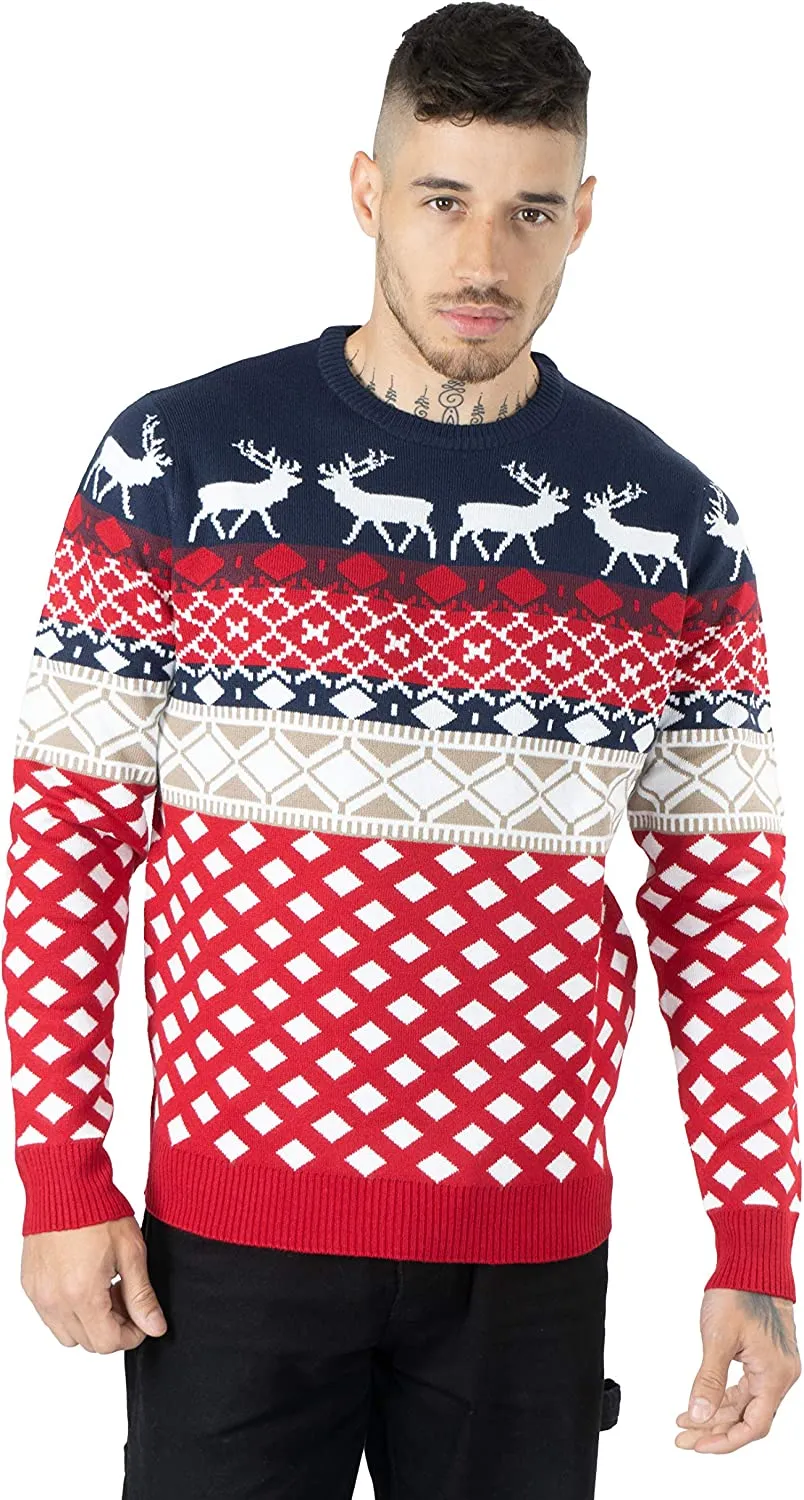 NOROZE, Maglione Natalizio Spiritoso Lavorato a Maglia, Unisex