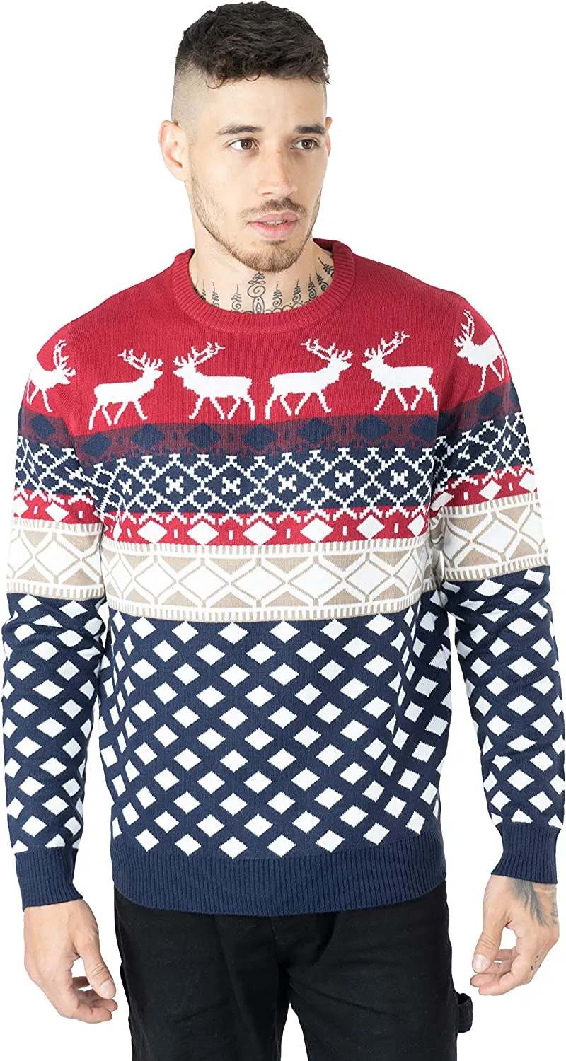 NOROZE, Maglione Natalizio Spiritoso Lavorato a Maglia, Unisex