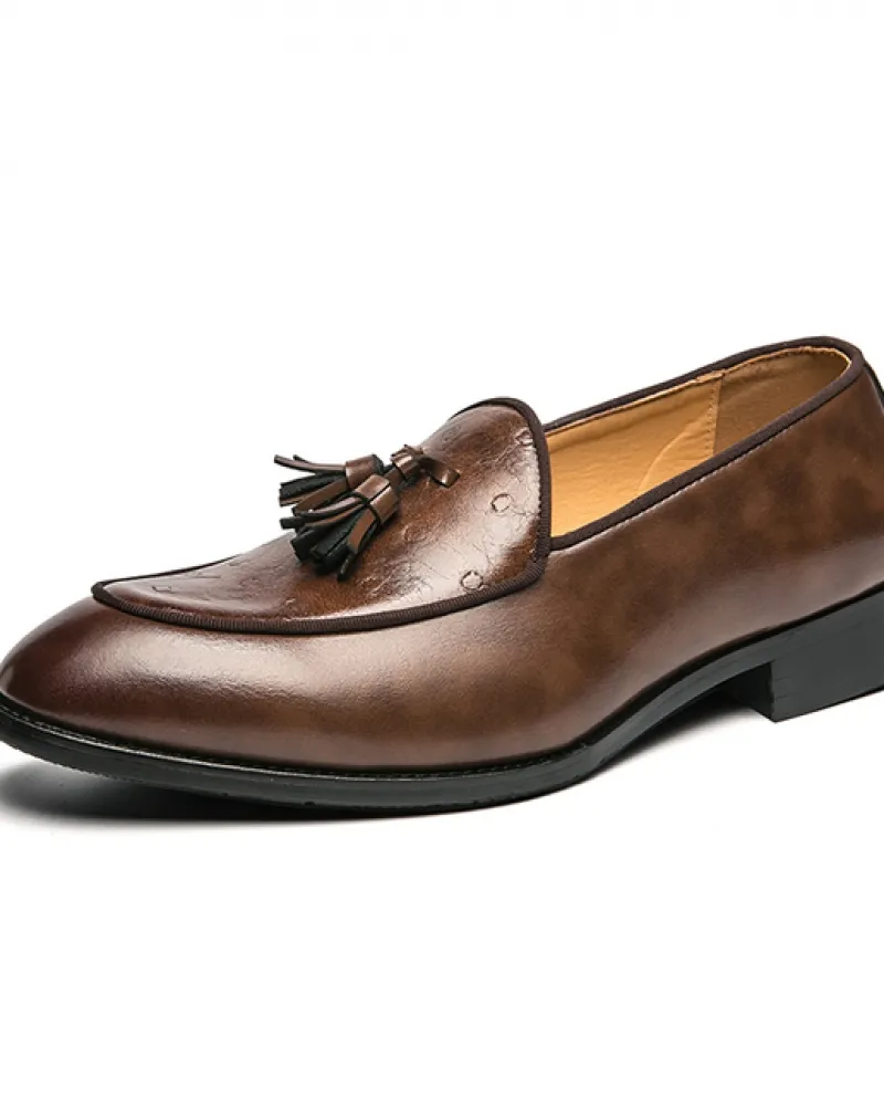 Nuove nappe Marrone Nero Slip On Scarpe Oxford per uomo Abito da cerimonia nuziale formale Festa di ritorno a casa Sapato Social