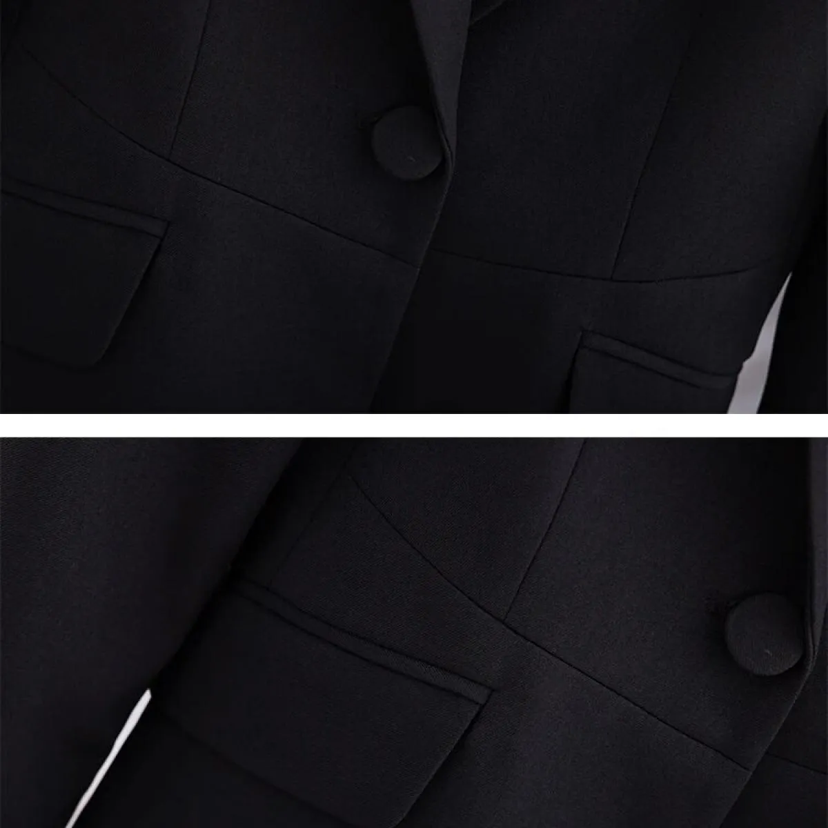 Nuovo arrivo nero rosso donna blazer ufficio donna business abbigliamento da lavoro giacca femminile manica lunga bottone singol