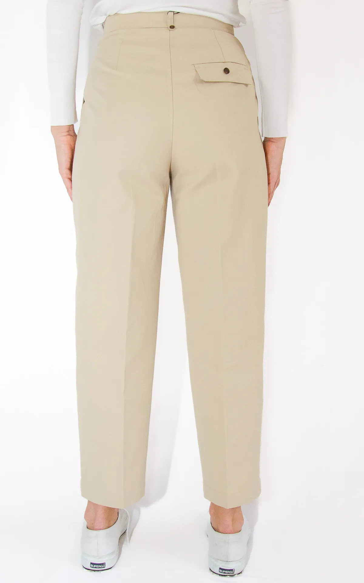 Off-On – pantalone sigaretta – beige