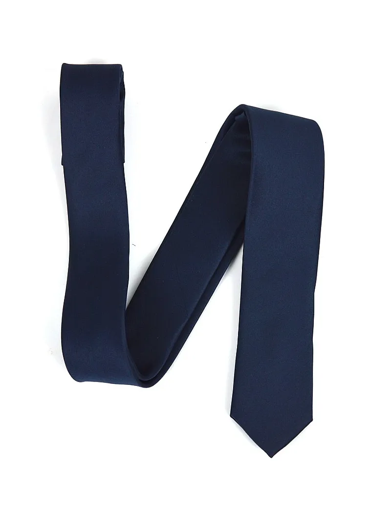 OFFICINA TESSILE cravatta uomo blu tinta unita in seta made in italy