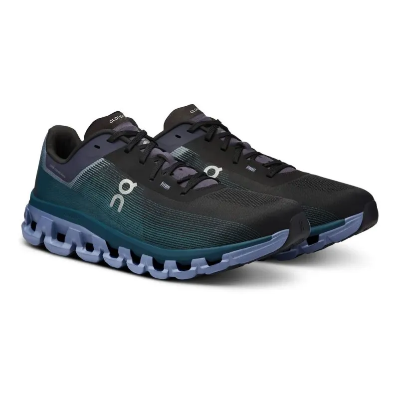 On Cloudflow 4 Nero Storm - Scarpe Running Uomo
