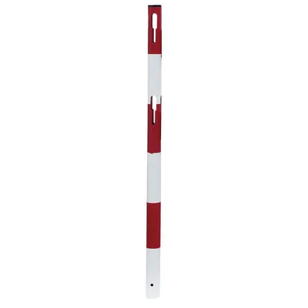 Palo RS PRO in Acciaio, col. Rosso/Bianco x 1m