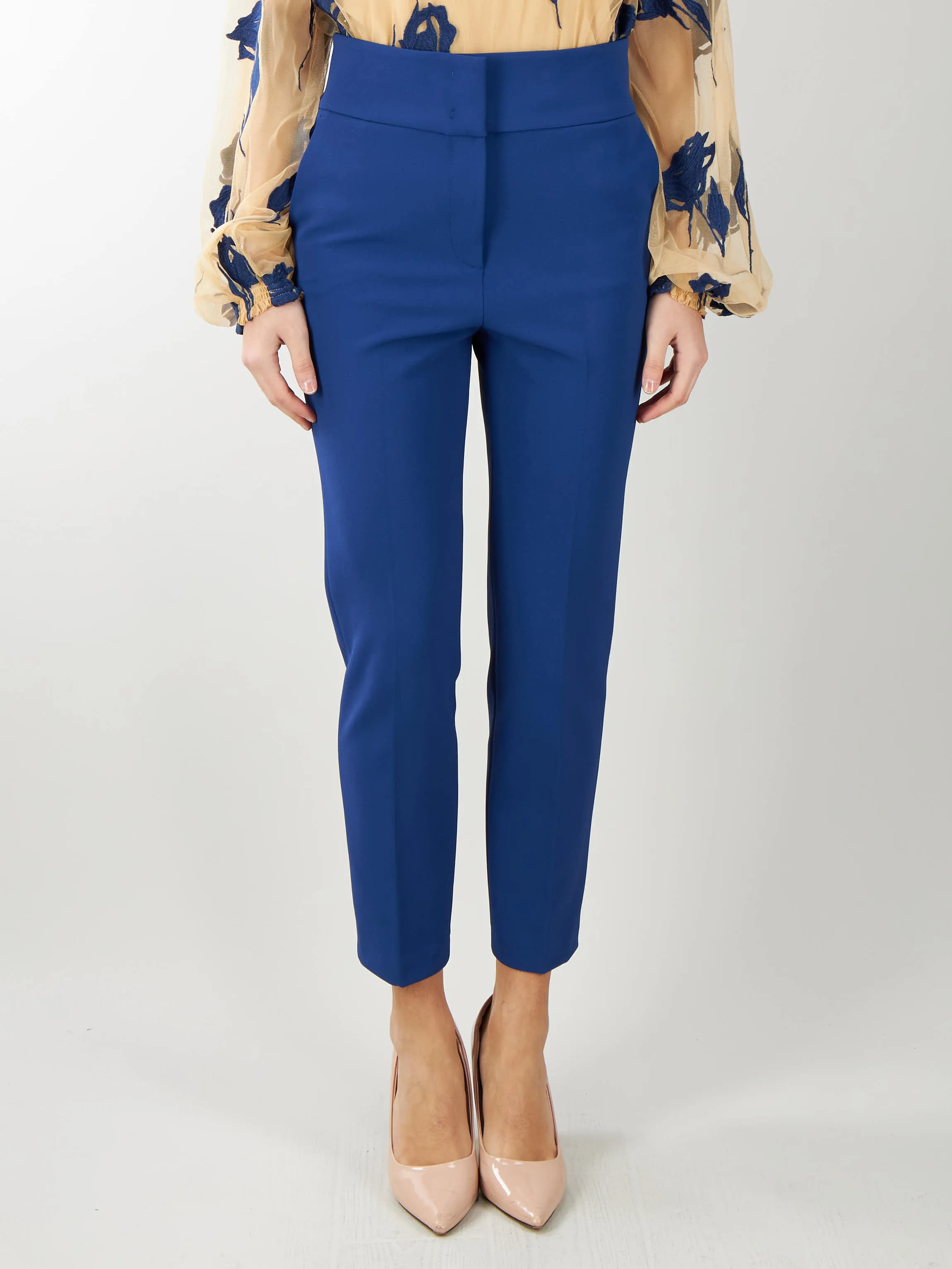 Pantalone a sigaretta in crèpe stretch Blugirl by Bluemarine