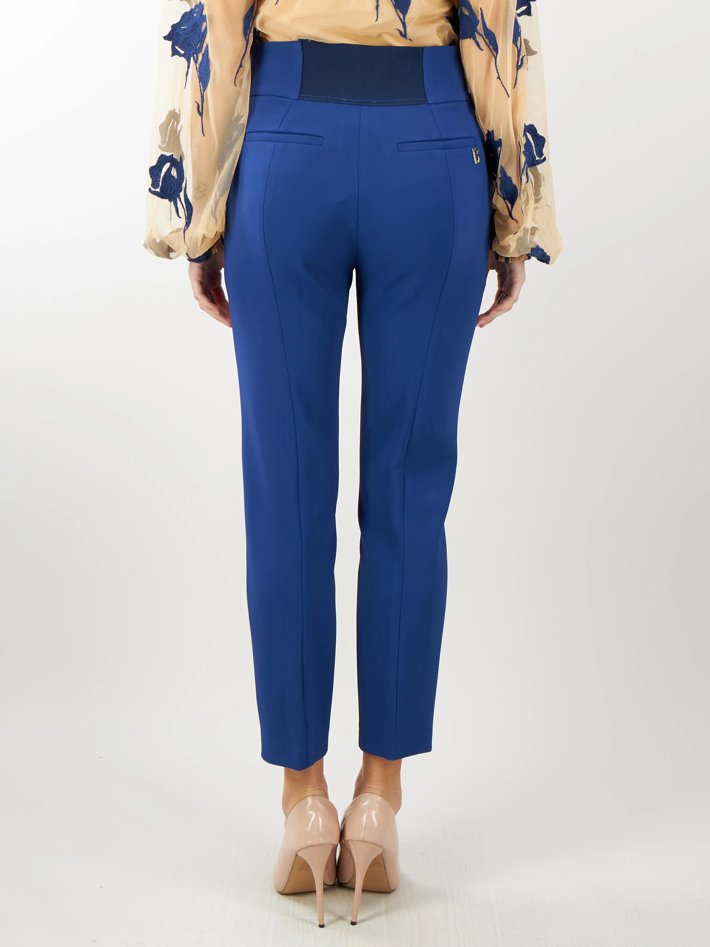 Pantalone a sigaretta in crèpe stretch Blugirl by Bluemarine