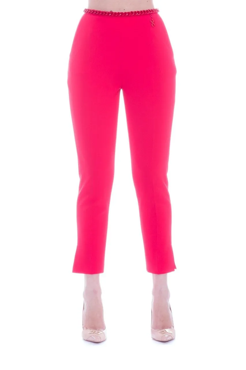 Pantalone con catena e spacchetti Ribes