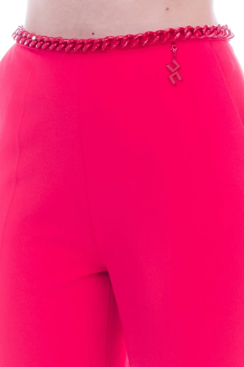 Pantalone con catena e spacchetti Ribes