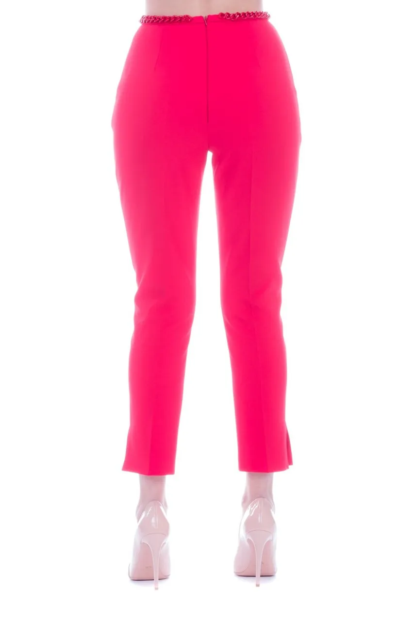 Pantalone con catena e spacchetti Ribes