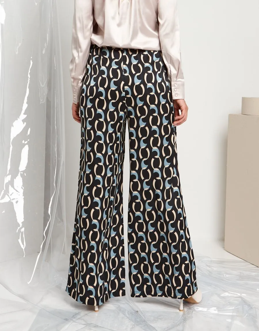 Pantalone palazzo con catena