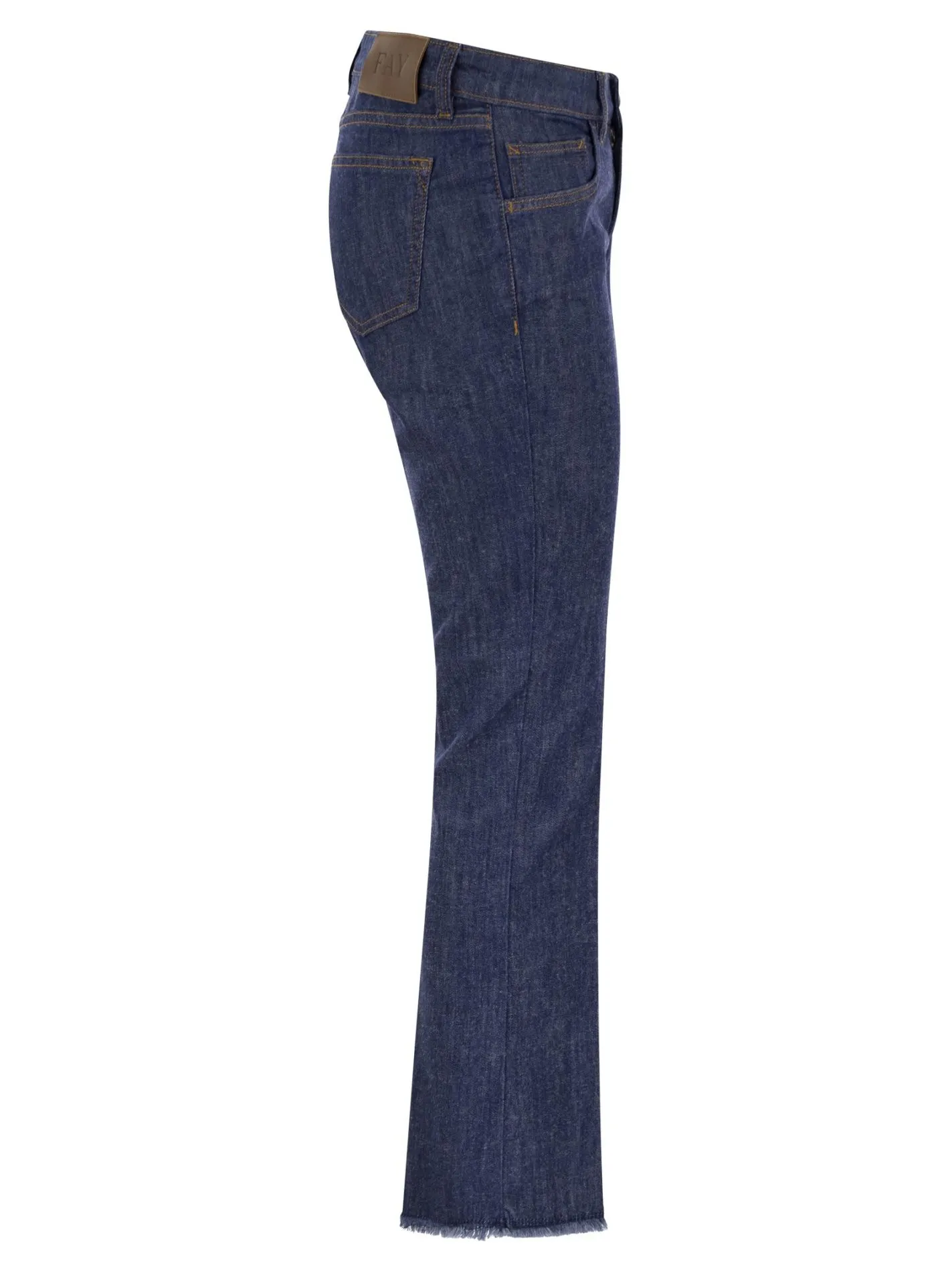 Pantaloni 5 tasche in denim