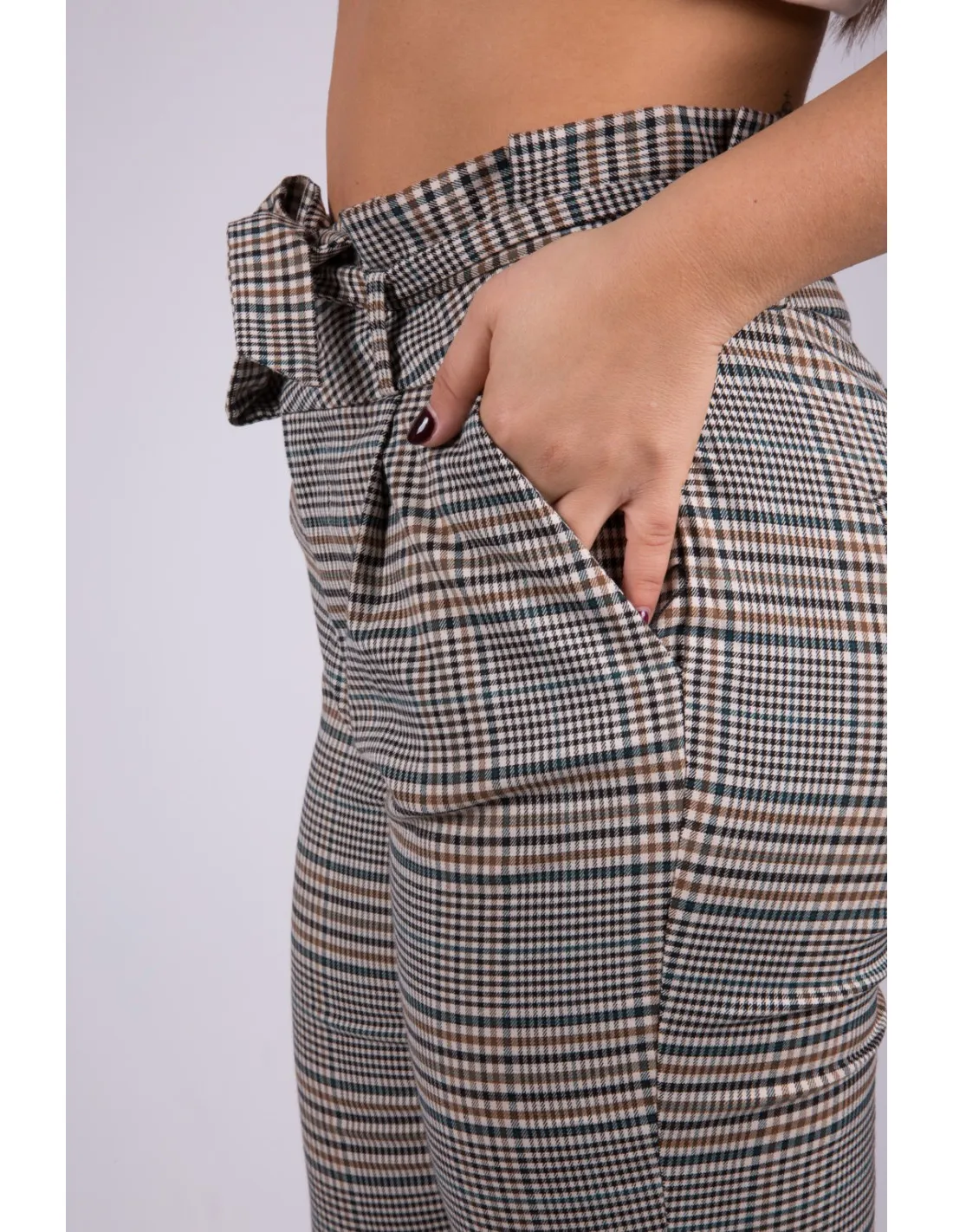 Pantaloni a quadri donna Vmeva Vero Moda