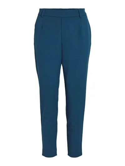 Pantaloni a sigaretta Vila Clothes vivarone hw slim pant – noos Blu marine