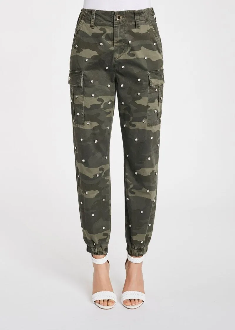 Pantaloni cargo camouflage