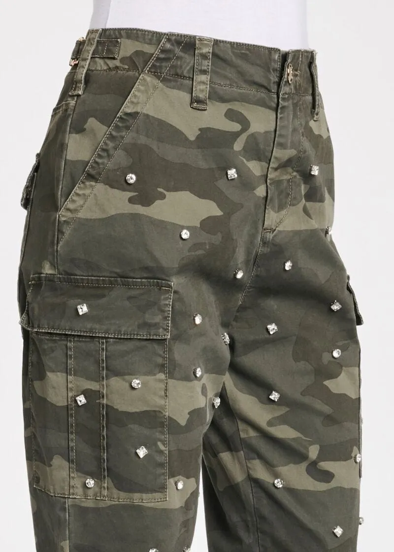 Pantaloni cargo camouflage