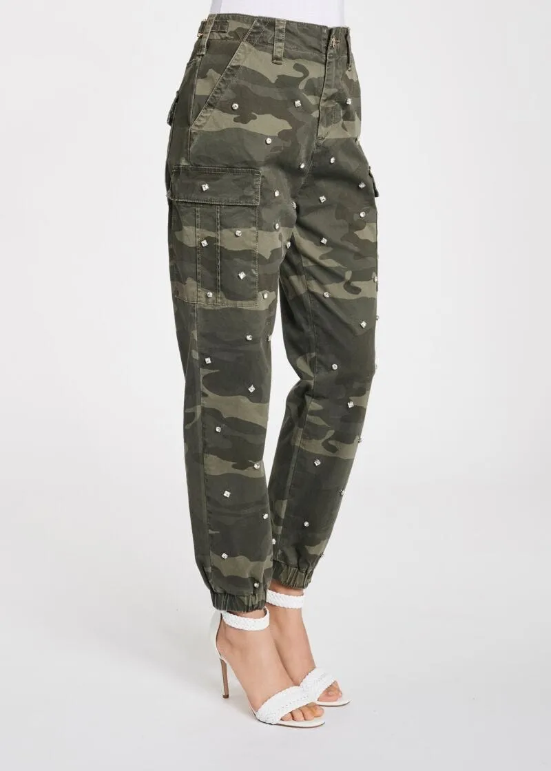 Pantaloni cargo camouflage