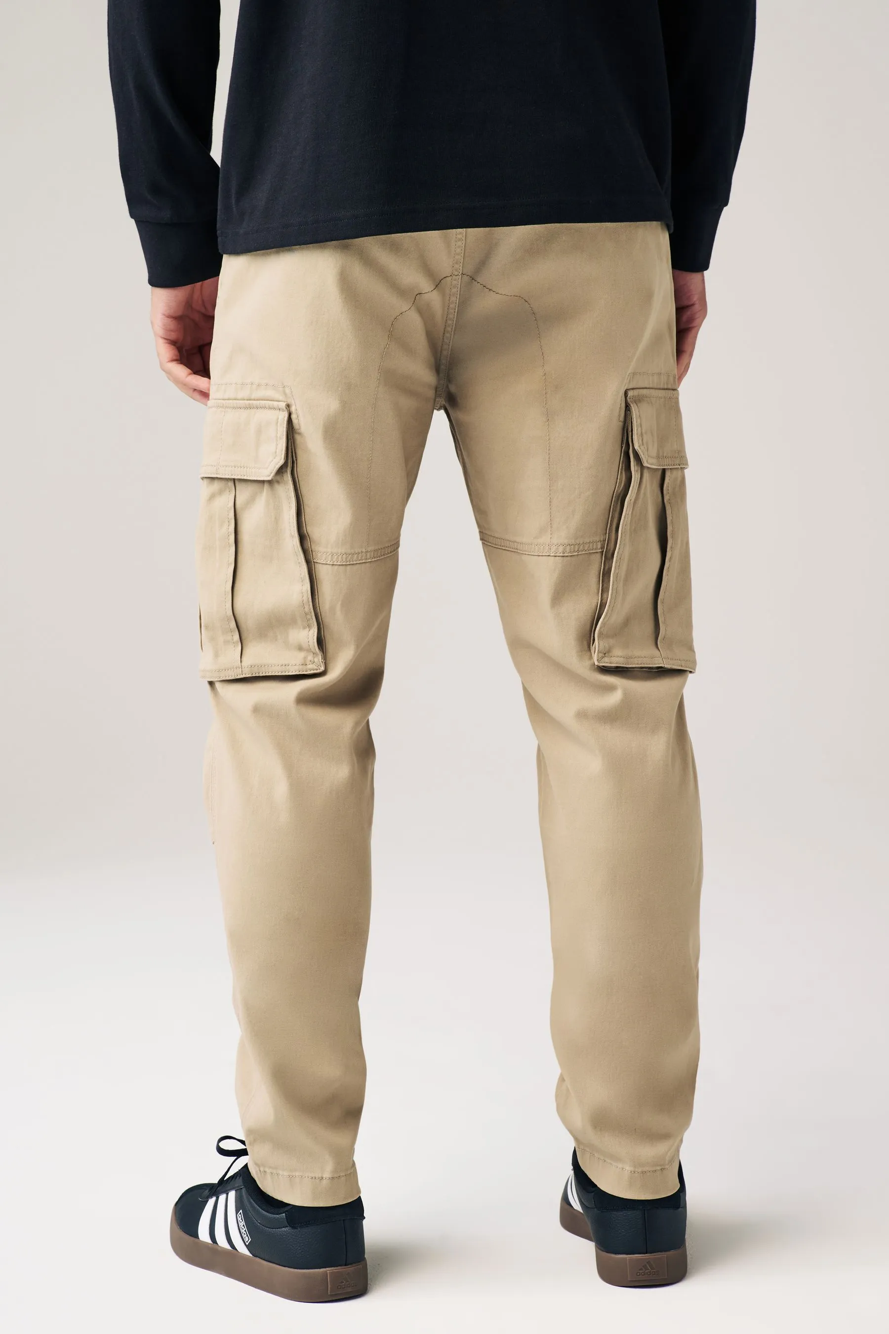 Pantaloni cargo in cotone Stretch    