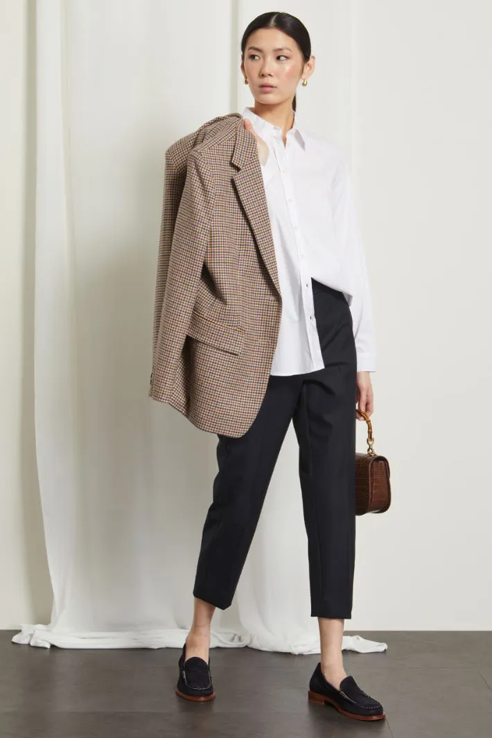 Pantaloni con elastico in vita