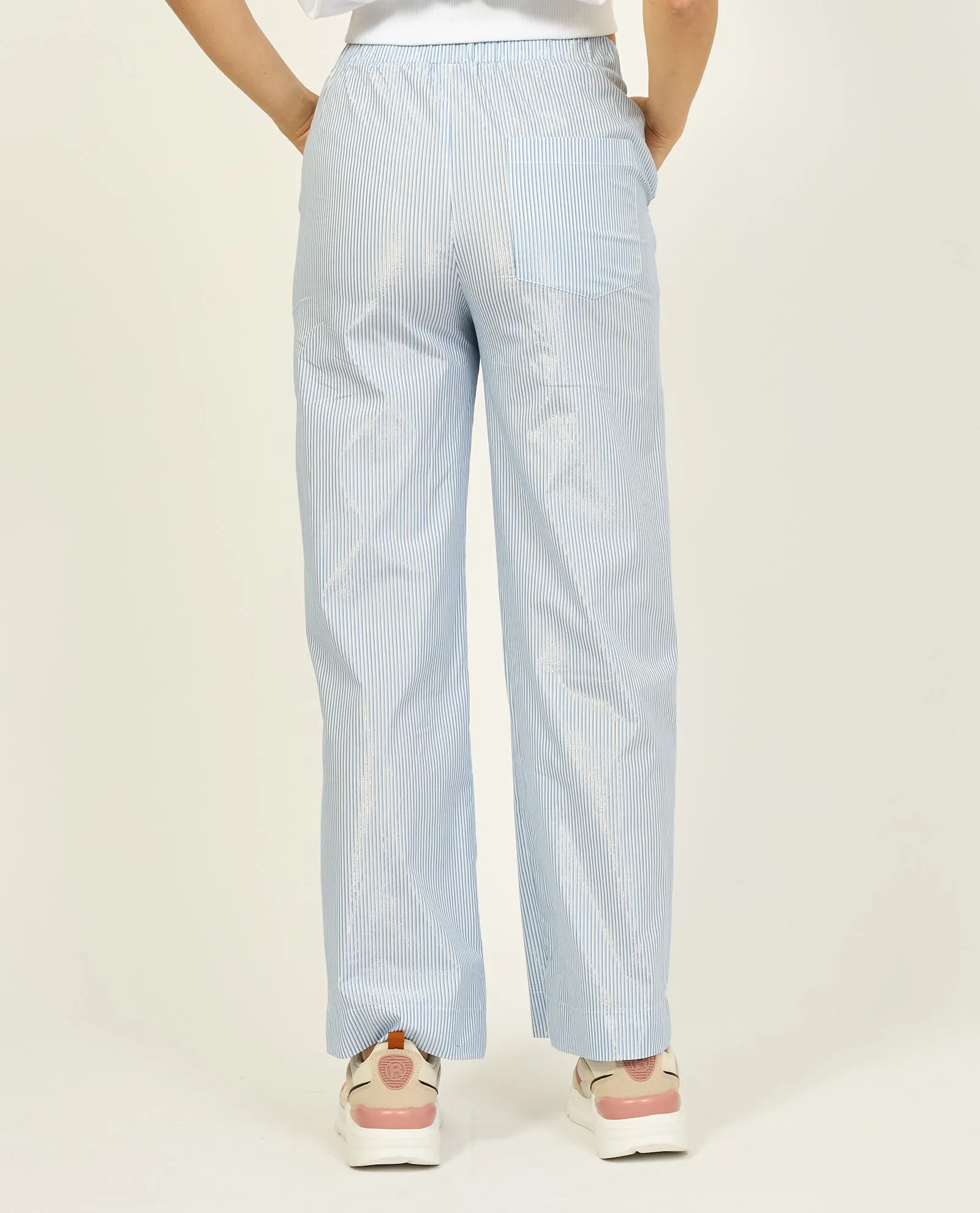 Pantaloni donna Jijil in cotone con righino