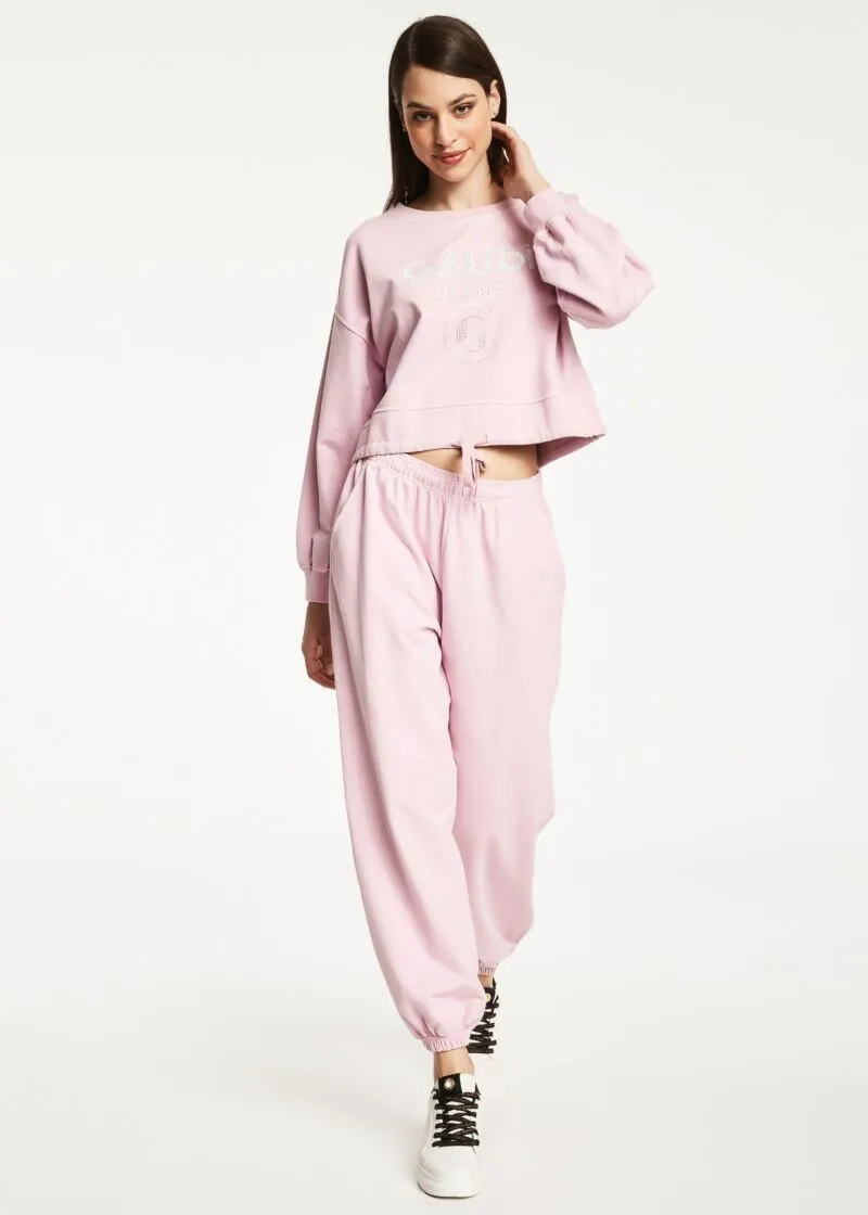 Pantaloni in cotone stretch