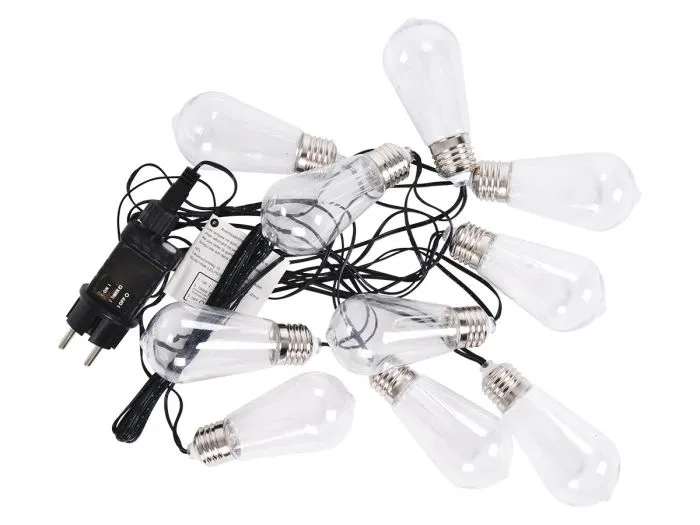 Party Outdoor catena luminosa LED con 10 lampadine
