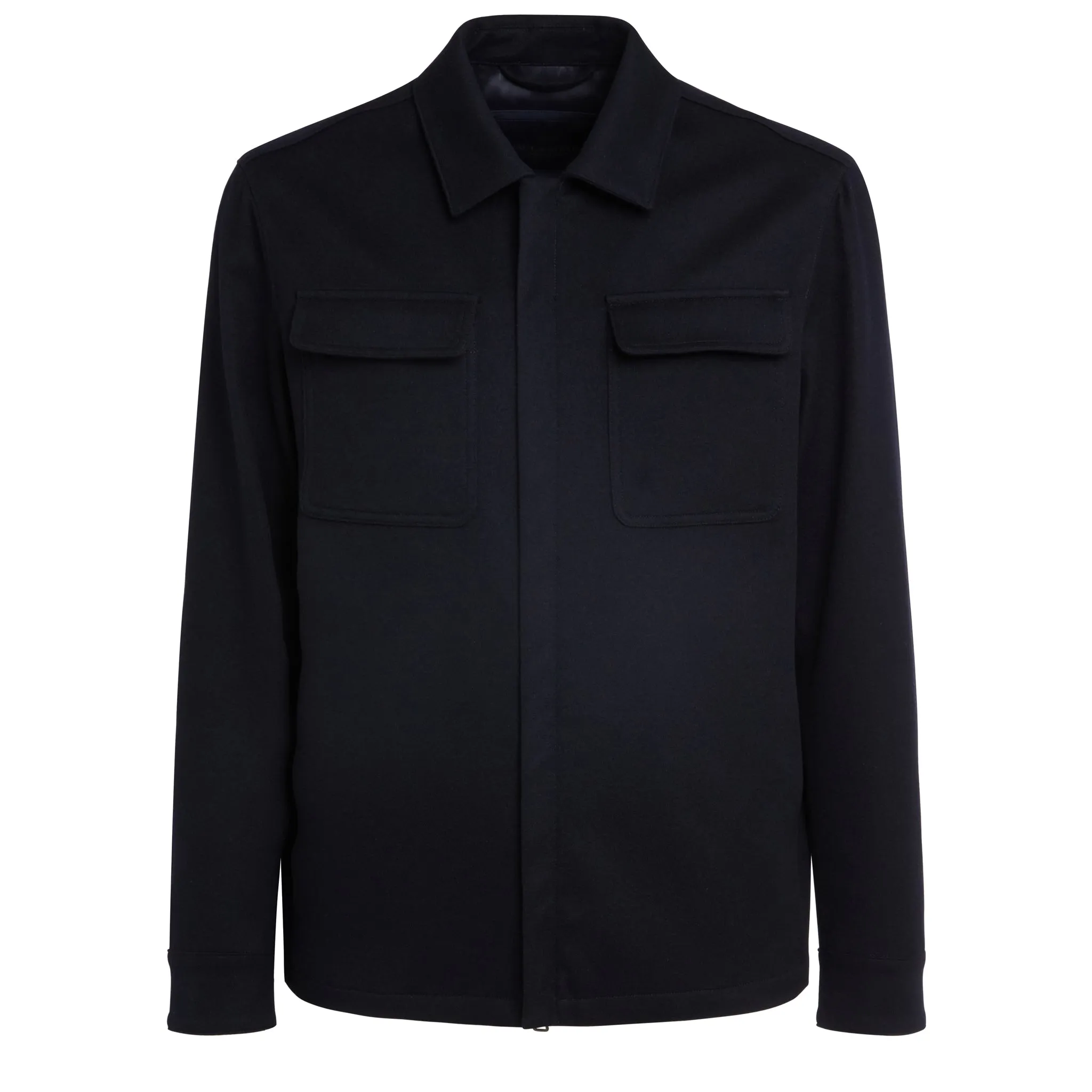 PAUL & SHARK  Camicia in cashmere blu