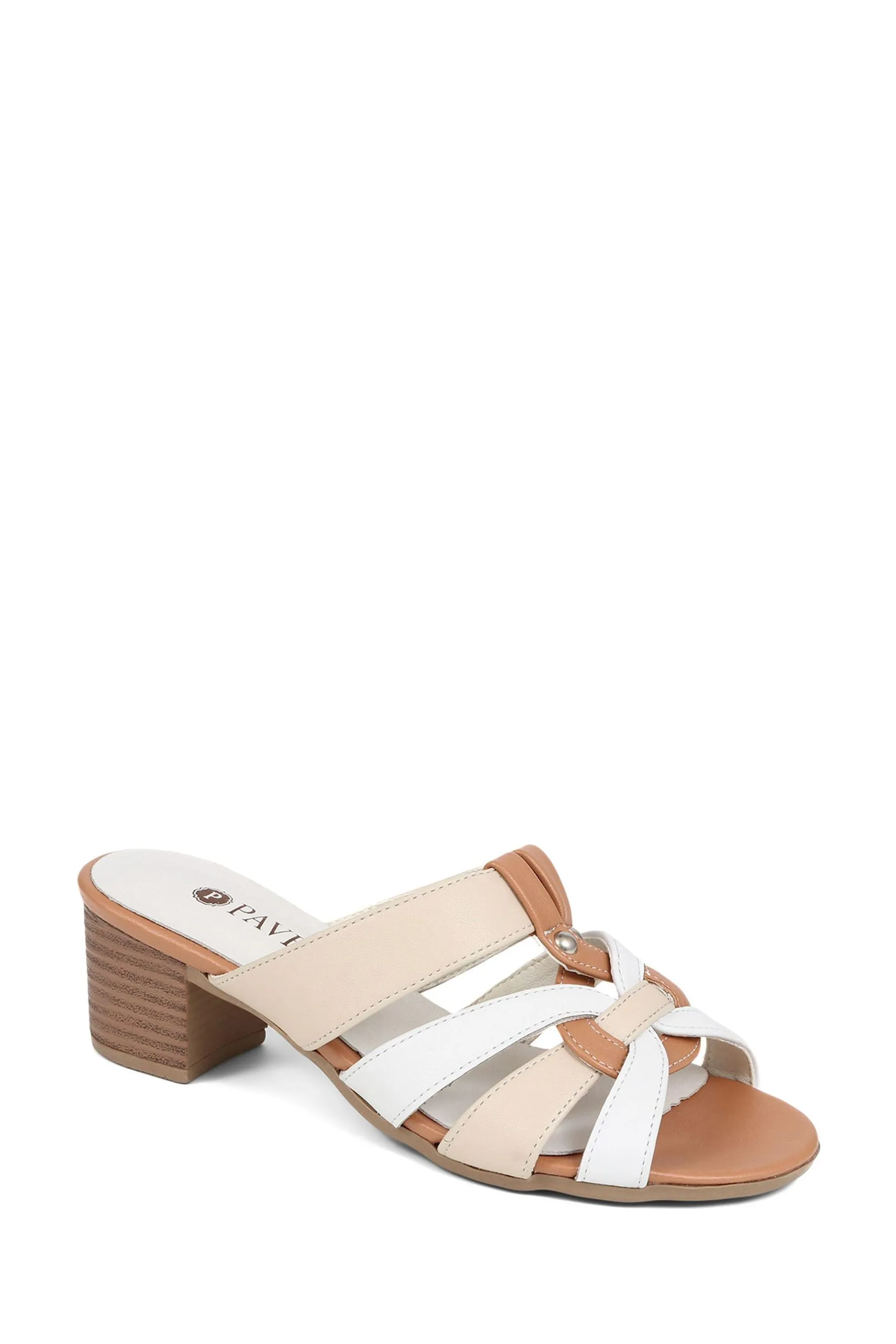 Pavers - Marrone a sabot con tacco largo - Sandali