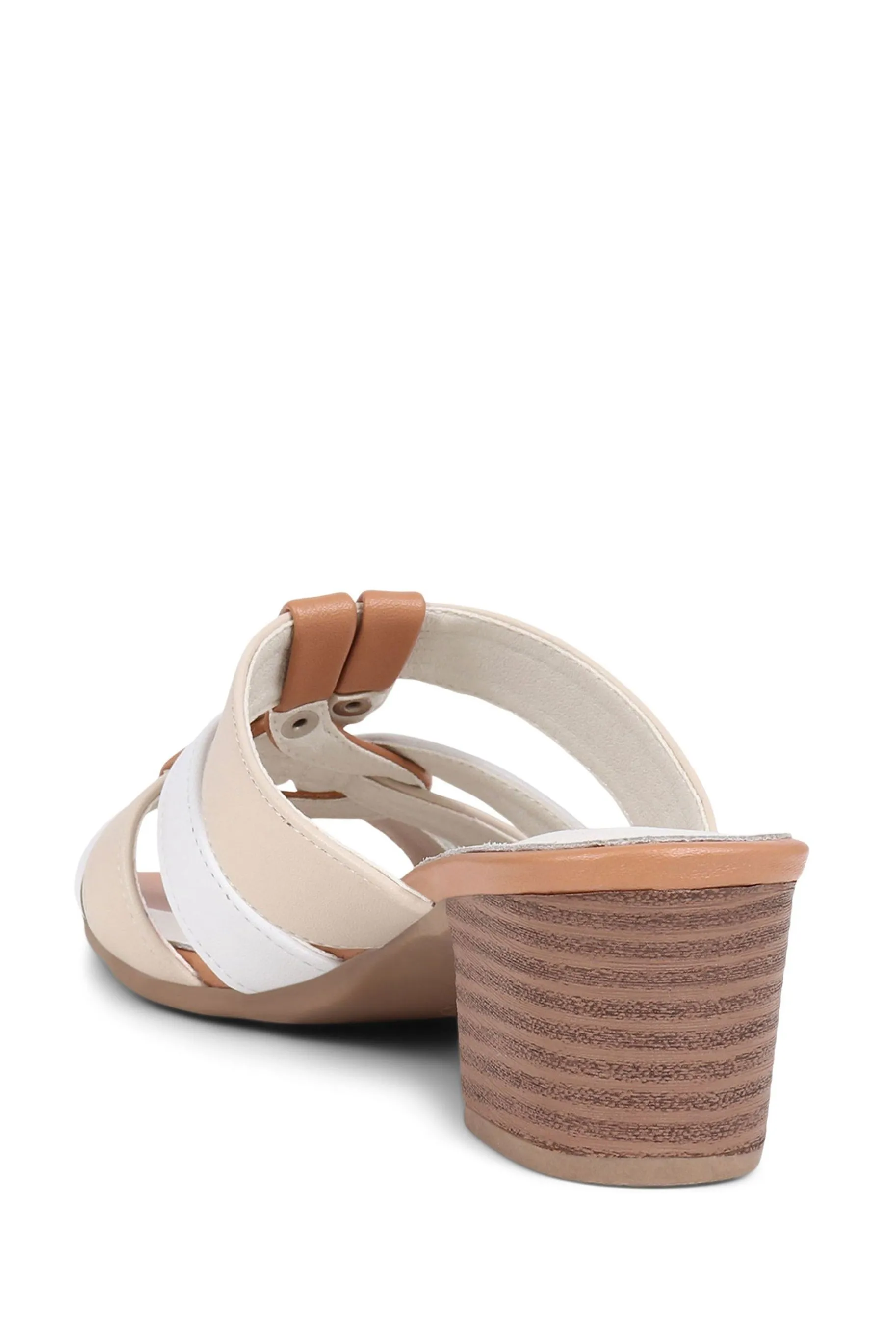 Pavers - Marrone a sabot con tacco largo - Sandali