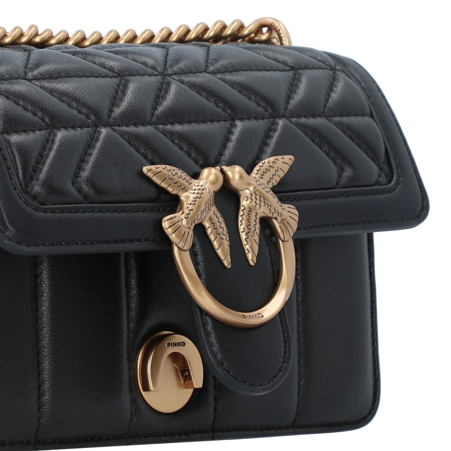 PINKO Love One Borsa a tracolla Pelle 21 cm