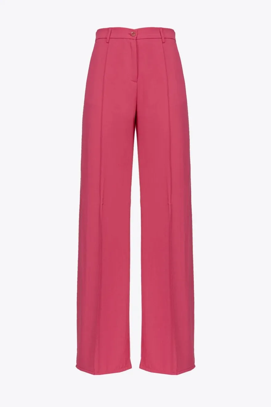 PINKO Pantaloni ampi in crepe