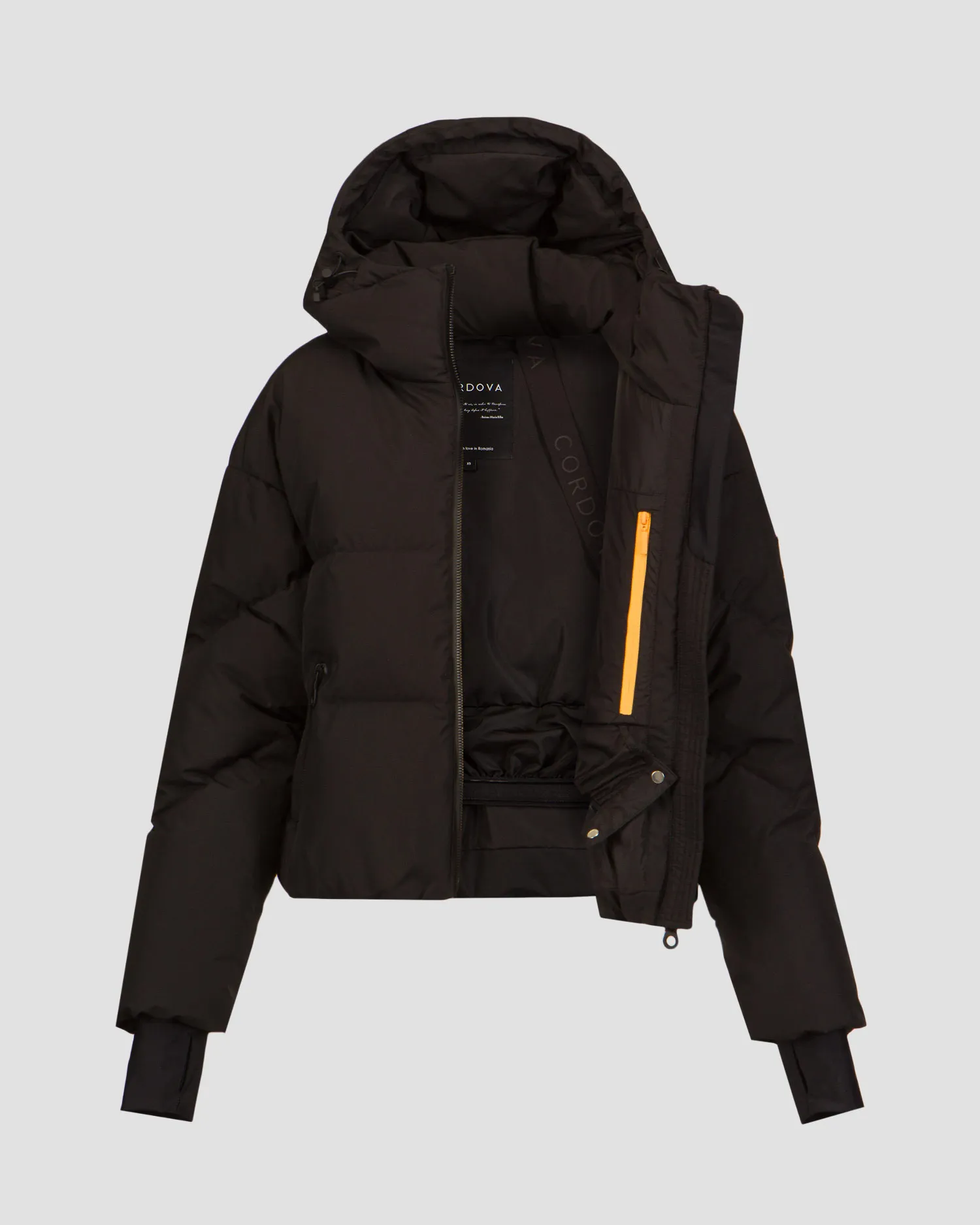 Piumino nero da donna Cordova Meribel 23MRBL08-onyx