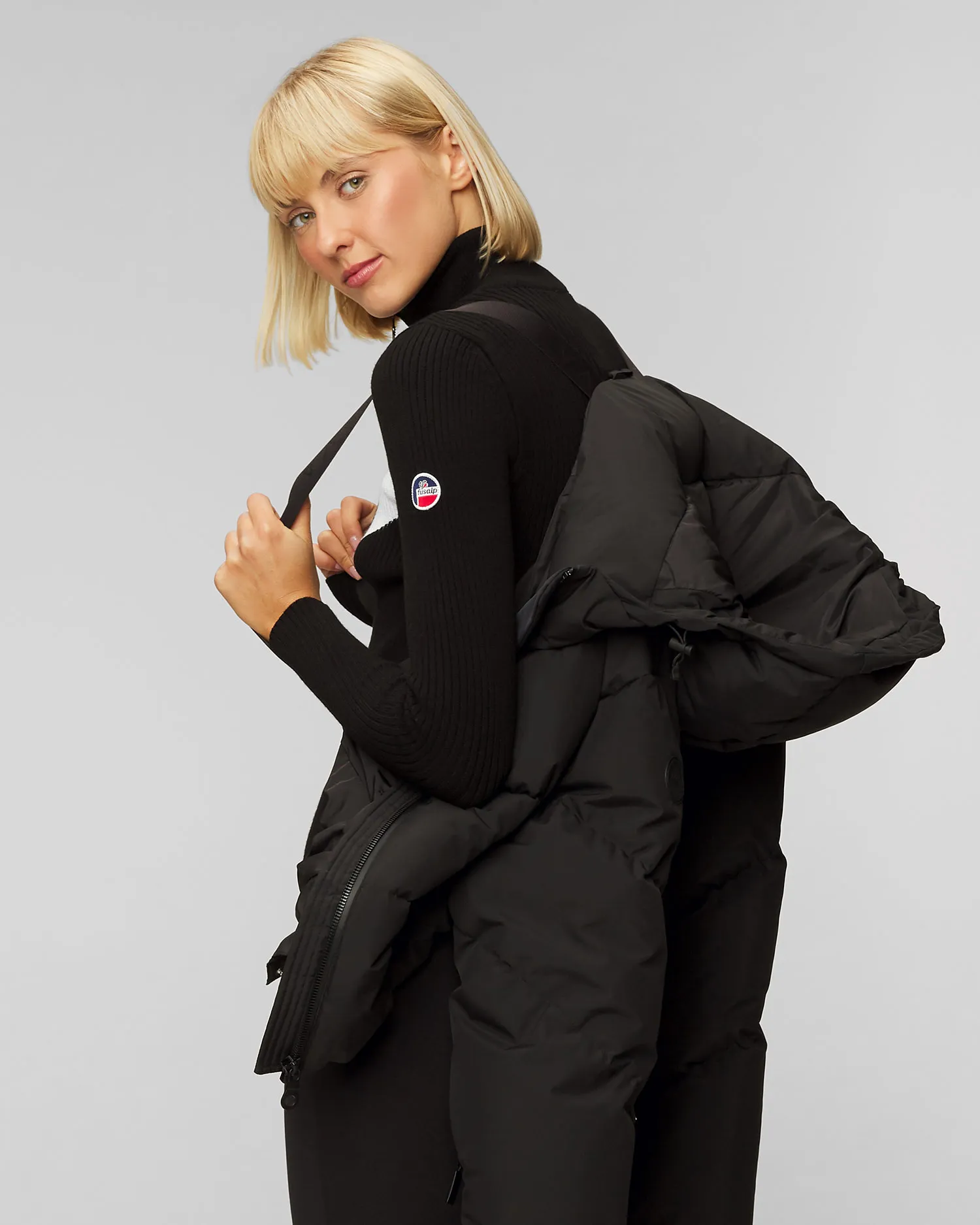 Piumino nero da donna Cordova Meribel 23MRBL08-onyx