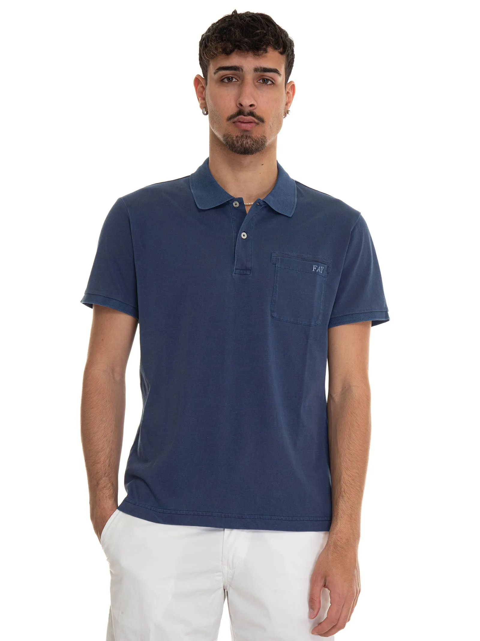 Polo manica corta Blu Fay Uomo