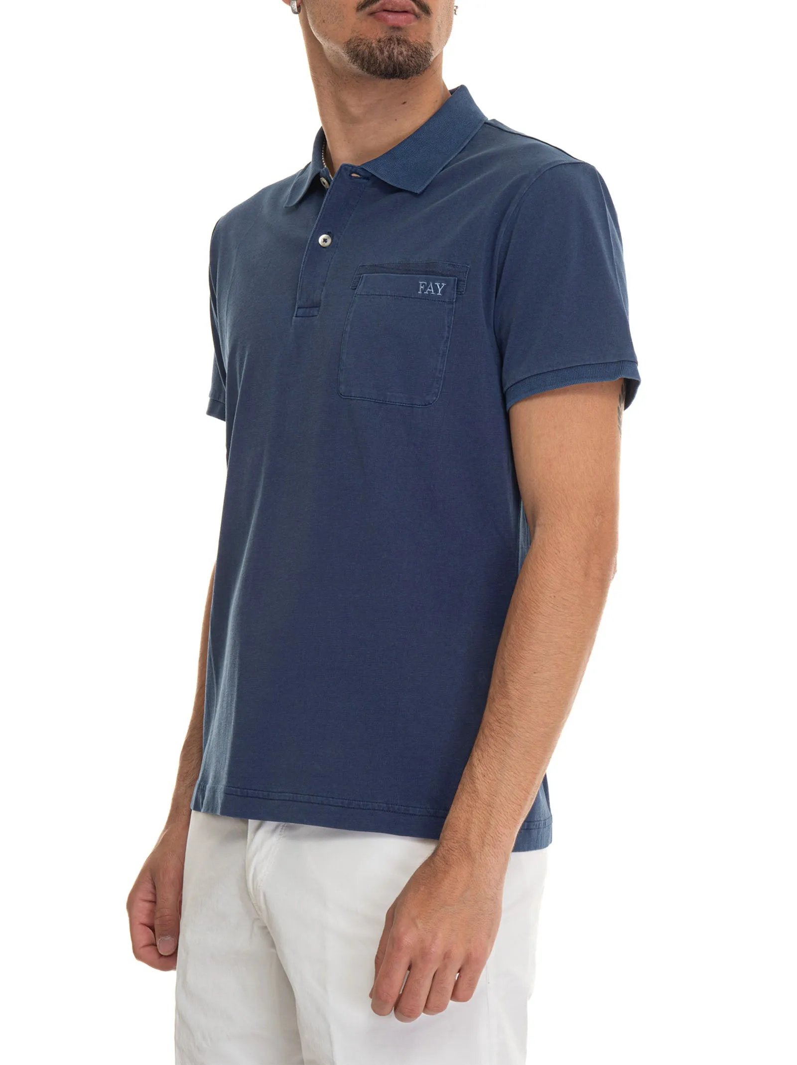 Polo manica corta Blu Fay Uomo
