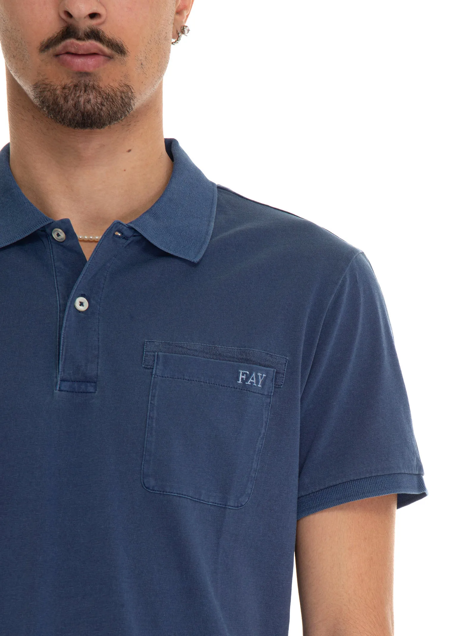 Polo manica corta Blu Fay Uomo