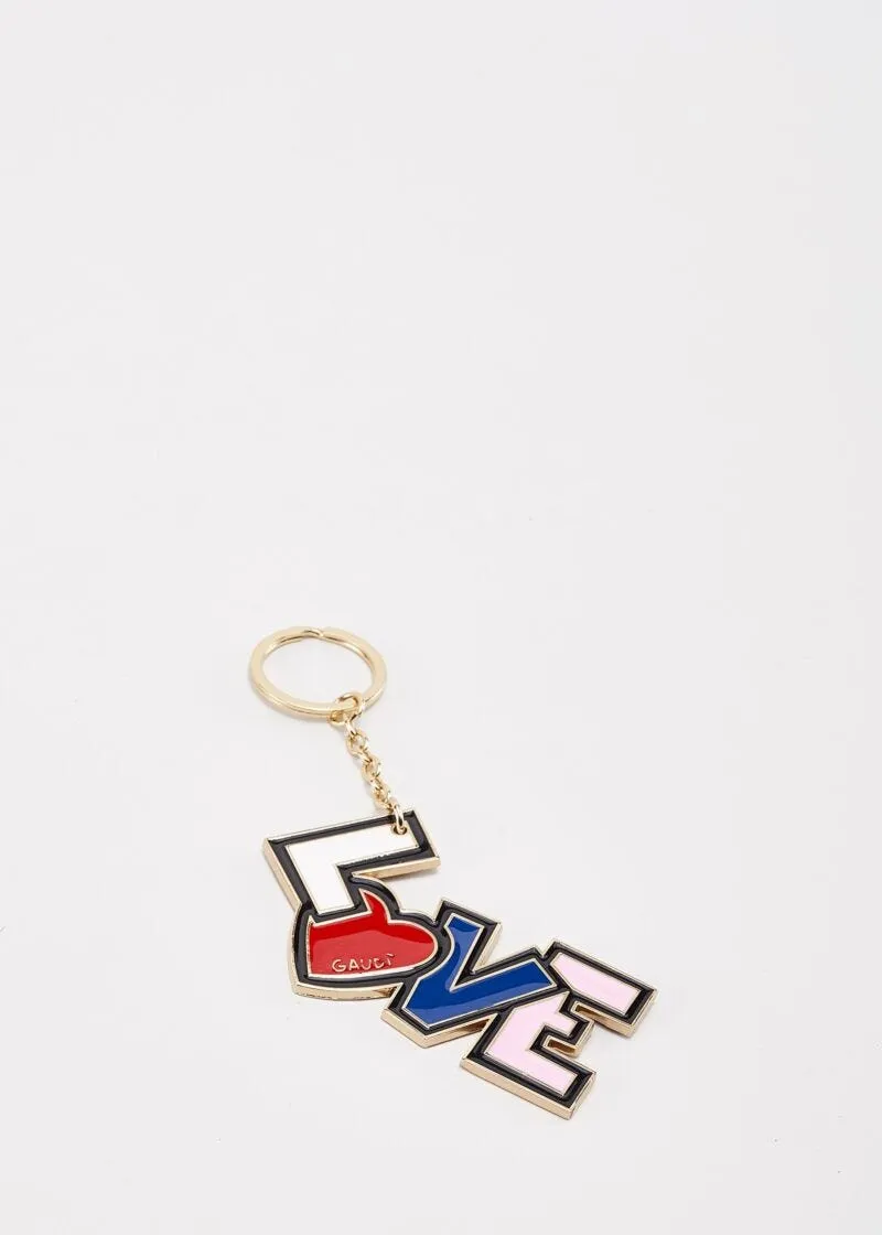 Portachiavi metallico Love