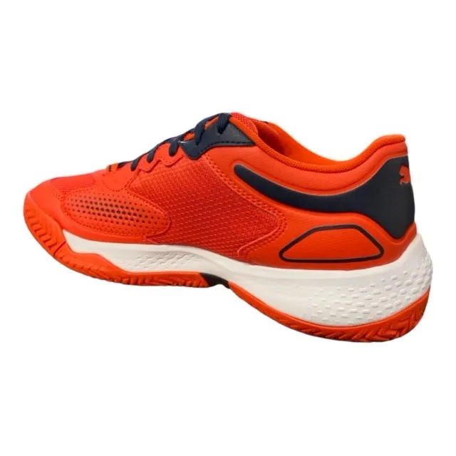 Puma scarpa da padel da uomo Solarcourt RCT 106948 01 rosso pomodoro-nero-bianco