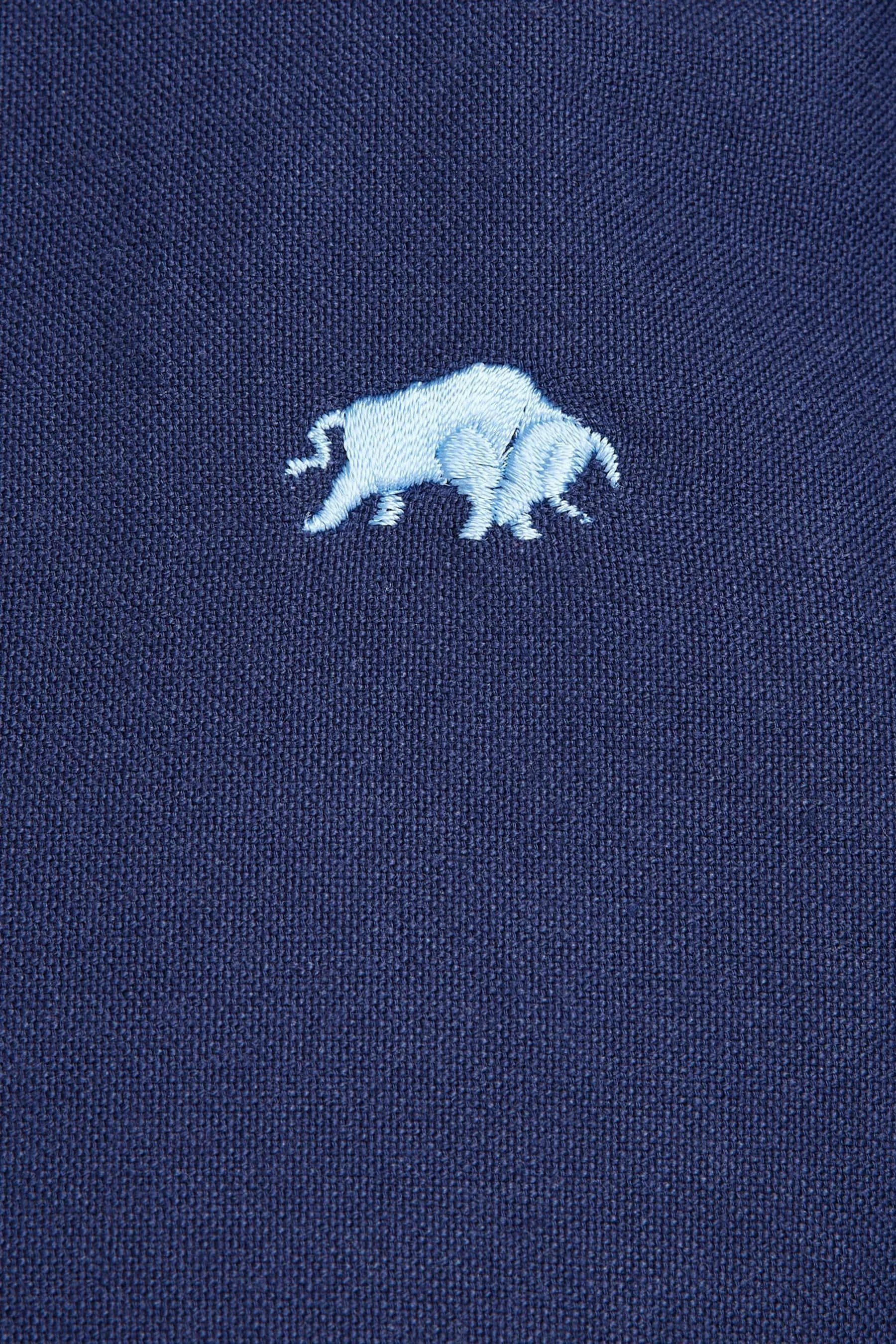 Raging Bull Blu - Camicia classica con Manica lunga Oxford