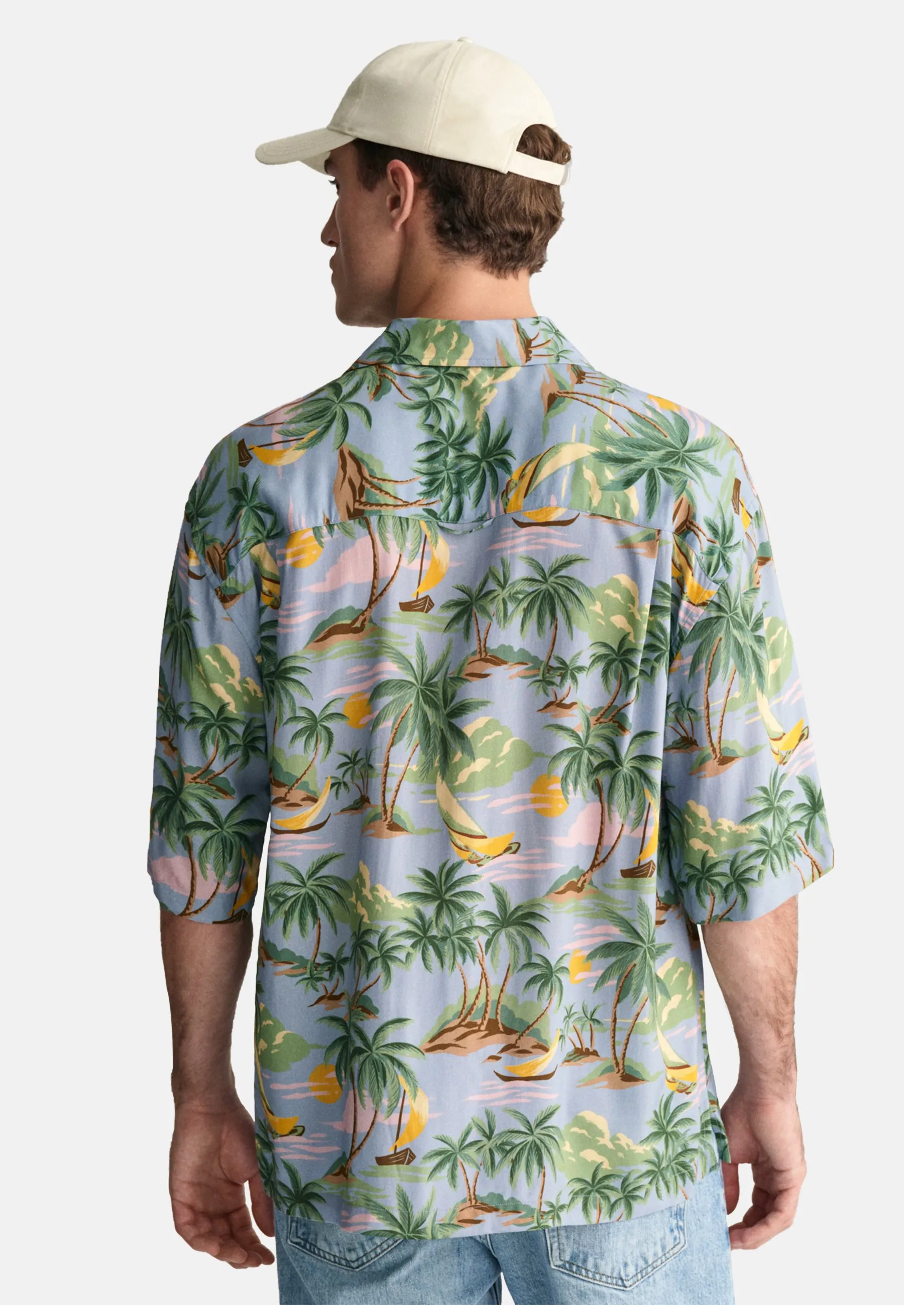 RELAXED FIT HAWAIIAN SHORT SLEEVE  - Camicia